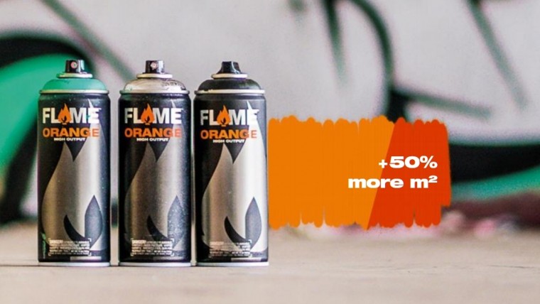 Spreje FLAME™ a jeho nové odstíny