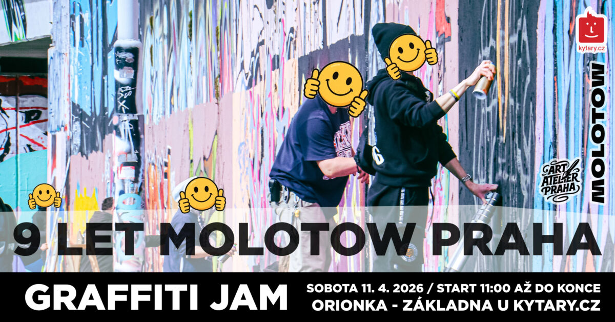 9 LET MOLOTOW PRAHA GRAFFITI JAM